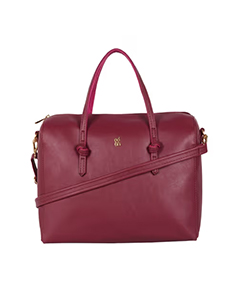 Baggit Away Red Medium Duffel Handbag
