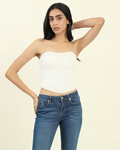 Urban Suburban White Corset Top
