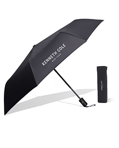  Kenneth Cole UV Protection Unisex Auto Open and Close Umbrella with Travel Sleeve - Regular Size
