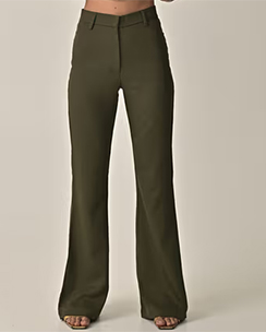 The Missy Co. Abby Olive Green Formal Pant