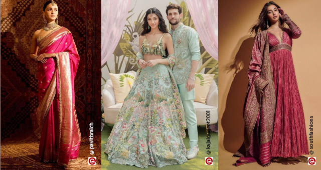 15 Gorgeous Engagement Looks For Indian Brides