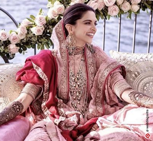 mehndi outfit ideas for bride from Deepika Padukone
