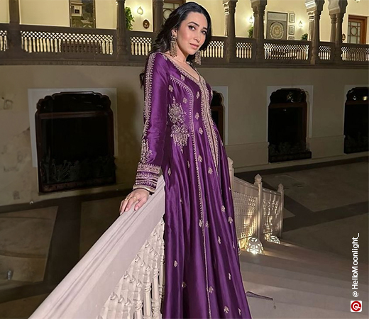 winter wedding outfits inspired by Karishma Kapoor